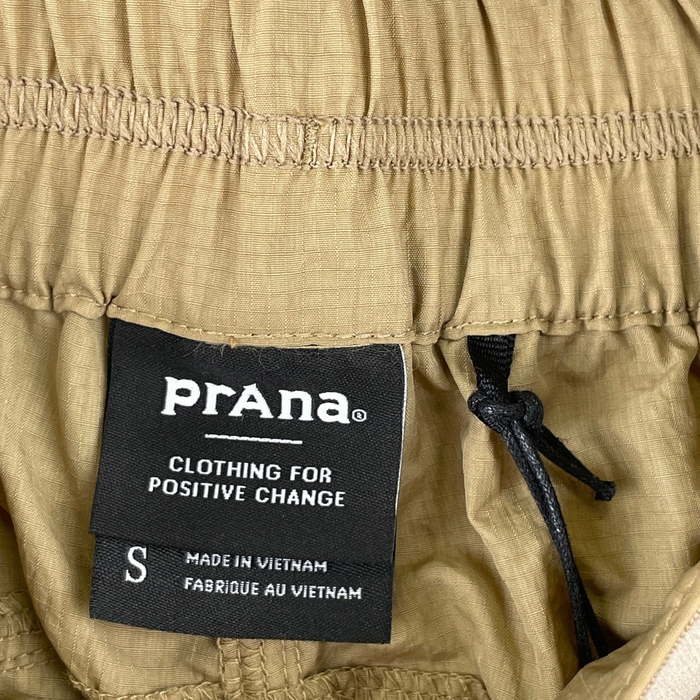 PrAna Womens Crossback Pant 2064521 Nomad Tan Recycled Nylon Cargo Joggers S RG - Picture 7 of 11